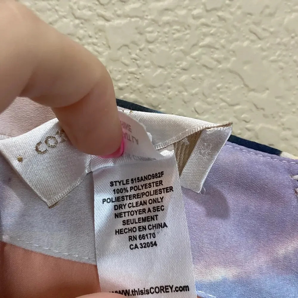 ANTHROPOLOGIE Corey Lynn Calter Daybreak Midi Dress Size 12 Watercolor Print - Picture 8 of 10